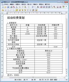 创新创业计划书经费预算讲解