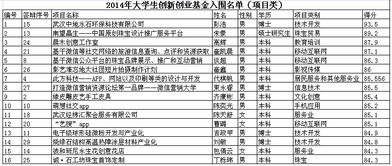 大学生创新创业基金项目,大学生创新创业基金项目编号,大学生创新创业基金号