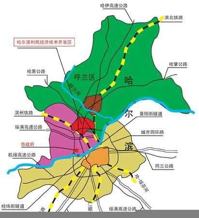 利民开发区属于呼兰还是松北利民开发区是属于松北区还是呼兰区