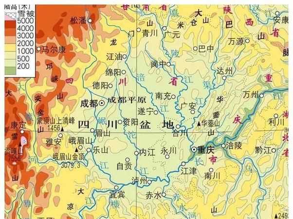 四川盆地西南部包括哪些城市