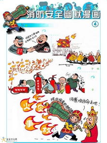 消防知识安全漫画