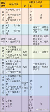 风险管理项目策划方案