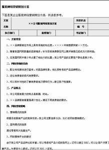 阿胶网络营销策划方案模板