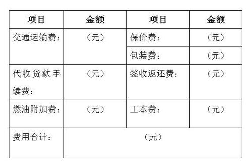 运输费,会计科目,交通