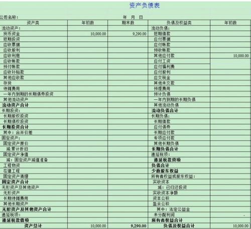 创建,会计科目,公司