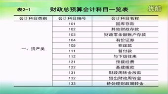 会计科目预算科目现金流量科目,会计科目预算科目,会计科目与预算科目关系