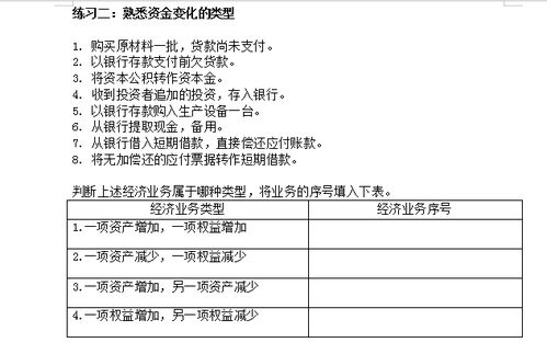 资金,应付,会计科目,项目