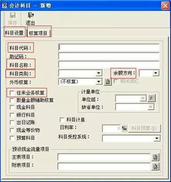 制定,会计科目,选择