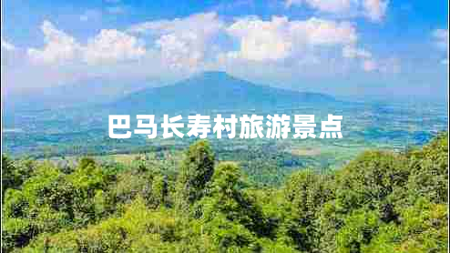 巴马长寿村旅游景点