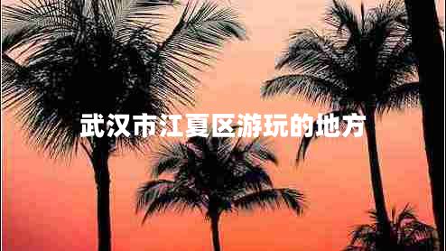 武汉市江夏区游玩的地方