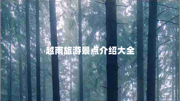 越南旅游景点介绍大全