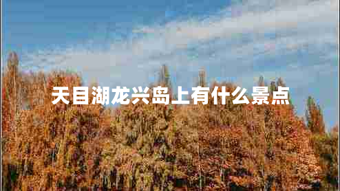 天目湖龙兴岛上有什么景点