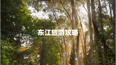 东江旅游攻略