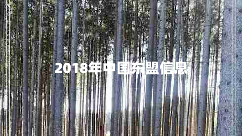 2018年中国东盟信息