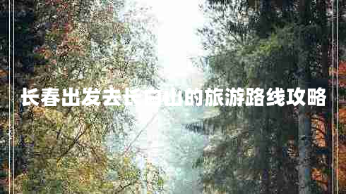 长春出发去长白山的旅游路线攻略