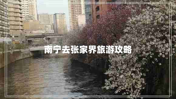 南宁去张家界旅游攻略