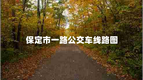 保定市一路公交车线路图