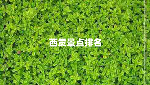 西贡景点排名