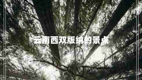 云南西双版纳的景点