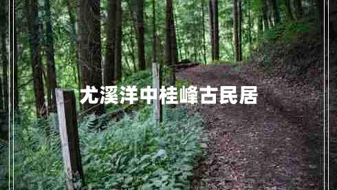 尤溪洋中桂峰古民居