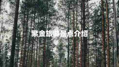 紫金旅游景点介绍