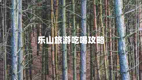 乐山旅游吃喝攻略