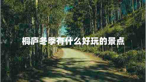 桐庐冬季有什么好玩的景点