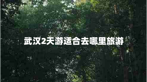 武汉2天游适合去哪里旅游