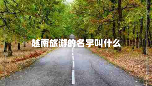 越南旅游的名字叫什么