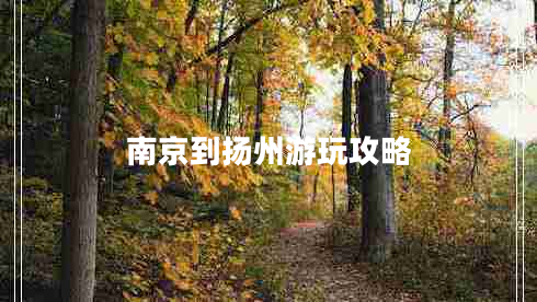 南京到扬州游玩攻略