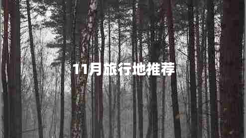 11月旅行地推荐