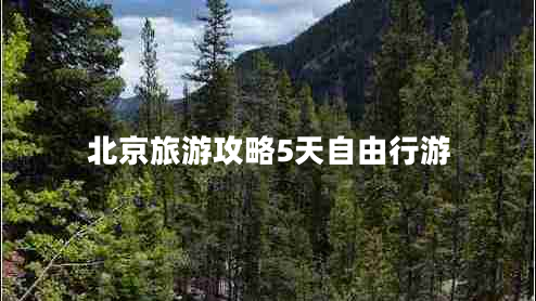 北京旅游攻略5天自由行游