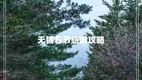 无锡春节旅游攻略