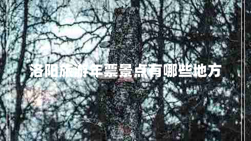 洛阳旅游年票景点有哪些地方