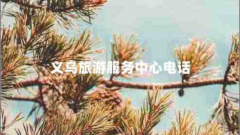 义乌旅游服务中心电话