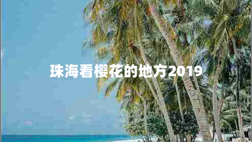 珠海看樱花的地方2019