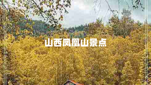 山西凤凰山景点