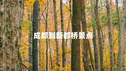 成都到新都桥景点