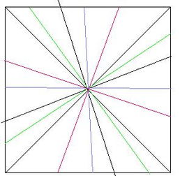 正方形分成四等分有哪些方法
