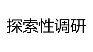 以下哪些方法可以用于探索性调研