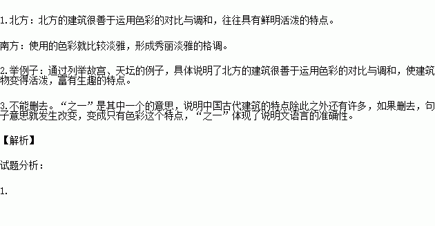 建筑分析说明方法有哪些特点是什么