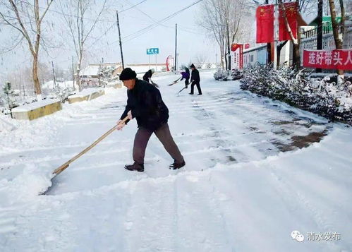 积雪,诗句,打扫