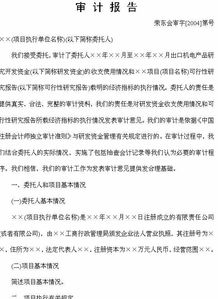 审计报告的内容和格式(内部审计报告格式内容)