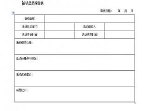 活动的总结报告格式(总结报告的格式)