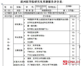 医学类研究生开题报告(医学类研究生开题报告)