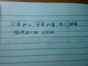 关于父爱或母爱的作文开头段