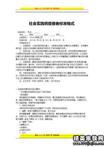 大学生暑假环保调查报告()