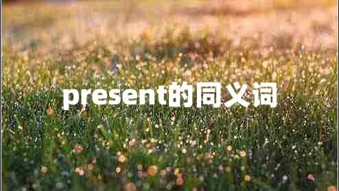 present的同义词