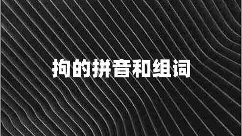 拘的拼音和组词