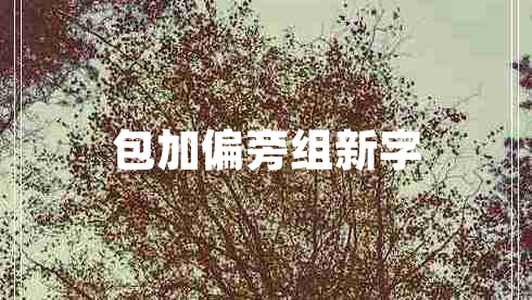 包加偏旁组新字